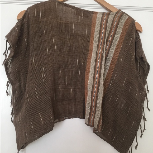 Unique handcrafted Tibetan woven crop top - Picture 3 of 6